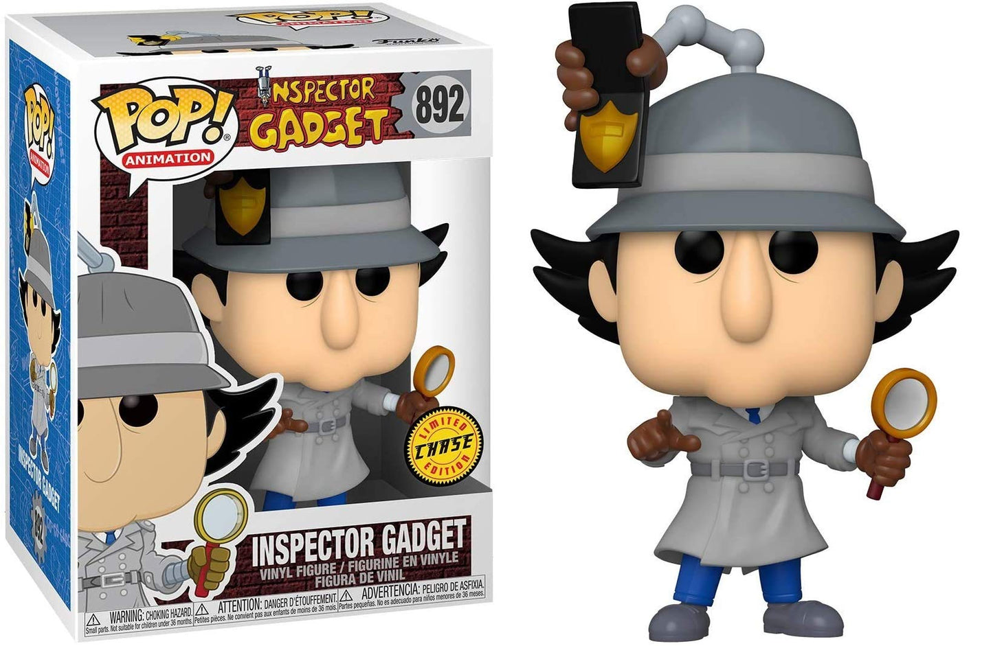 Funko POP! Animation CHASE Inspector Gadget #892 [Badge]