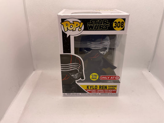 Funko POP! Star Wars - Kylo Ren Supreme Leader Glow in The Dark Exclusive #308