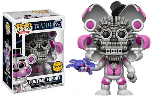 Funko POP! Games Five Nights at Freddy's Sister Location Chase Funtime Freddy #225 [Jumpscare] [Pop Protector]