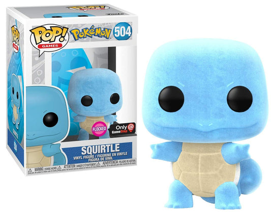 Funko POP! Games Pokemon Squirtle #504 [Flocked] Exclusive