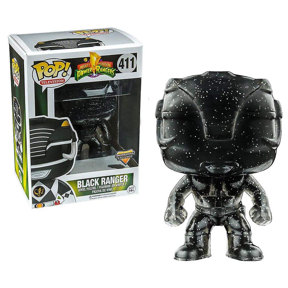 Funko POP! Television Mighty Morphing Power Rangers Black Ranger #411 [Morphing] Exclusive