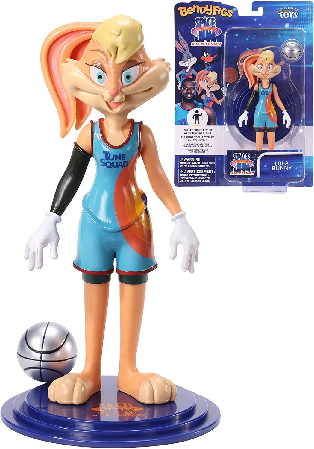 The Noble Collection Space Jam: A New Legacy Lola Bunny Bendyfigs Figure