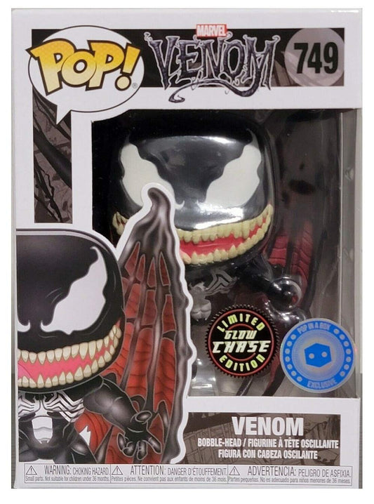 Funko POP! Marvel CHASE Venom #749 [Winged] [Glows in the Dark] Exclusive