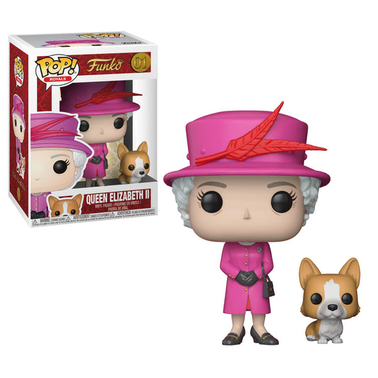 Funko POP! Royals Queen Elizabeth II #01 [with Corgi]