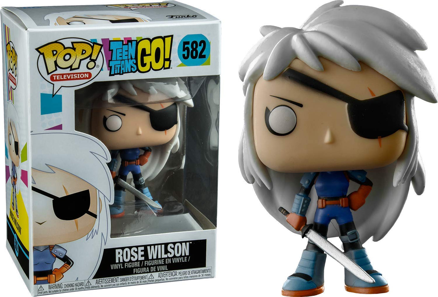 Funko POP! Television Teen Titans GO! Rose Wilson #582 Exclusive