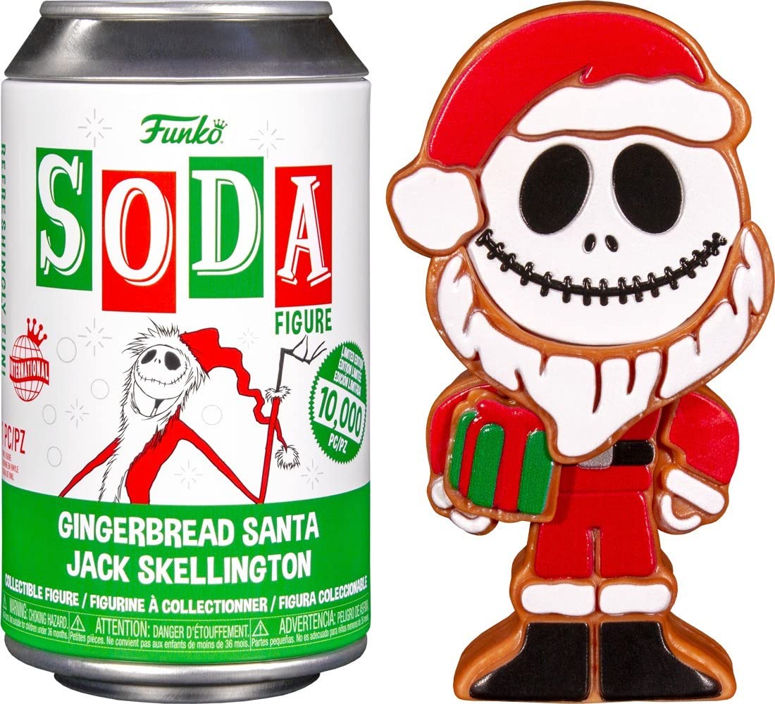 Funko The Nightmare Before Christmas - Gingerbread Santa Jack Soda Vinyl Figure