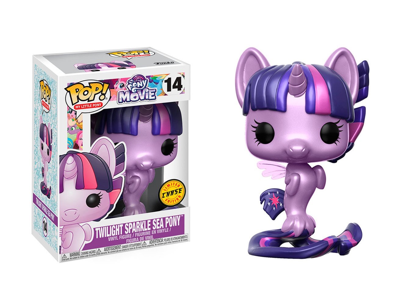 Funko POP! My Little Pony The Movie CHASE Twilight Sparkle Sea Pony #14 [Metallic]
