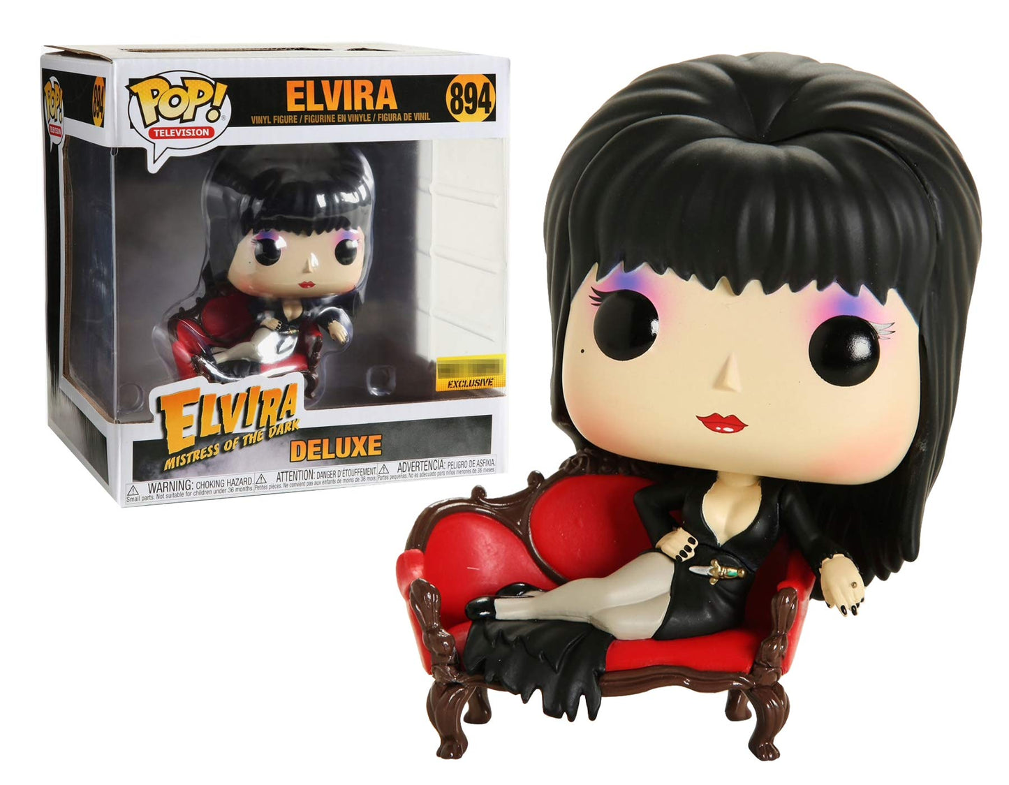 Funko POP! Deluxe: Elvira Mistress of The Dark - Elvira on Couch (Exclusive)