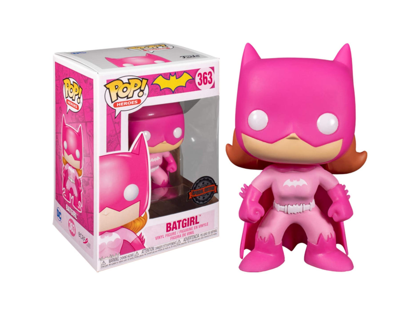 Funko POP! Heroes Batgirl #363 [Pink Cancer Awareness] Exclusive