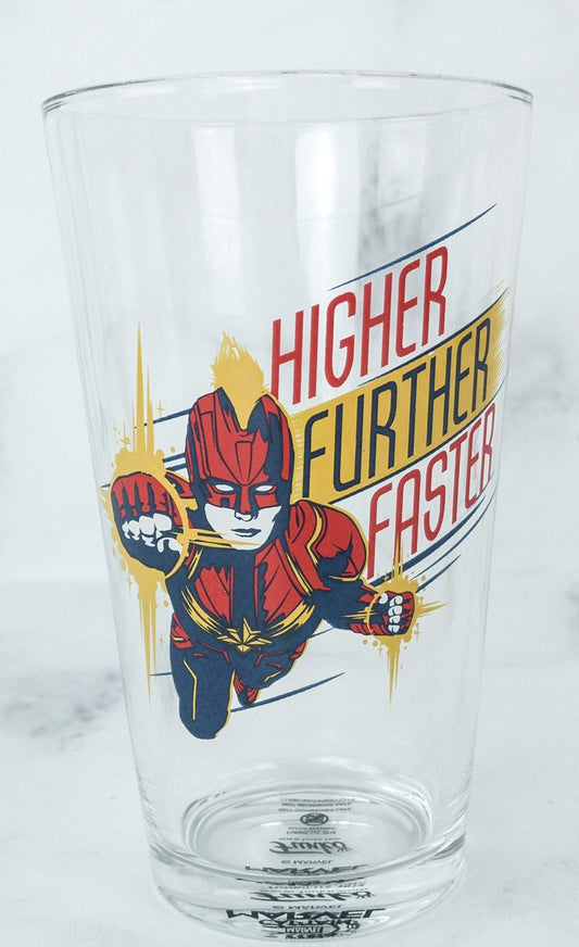 Funko Captain Marvel Collector Corps Pint Glass Cup