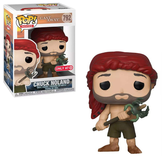 Funko POP! Movies Cast Away Chuck Noland #792 [with Speared Crab] Exclusive