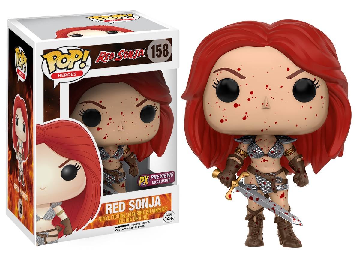 Funko POP! Heroes Red Sonja #158 [Bloody] PX Exclusive