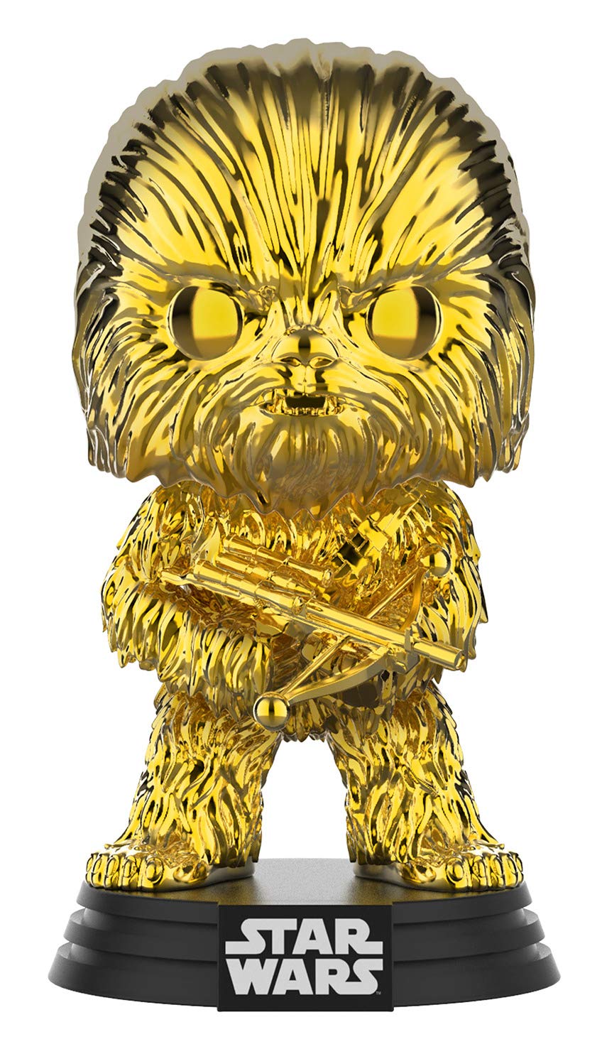 Funko POP! Star Wars: Chewbacca Gold Chrome Galactic Convention