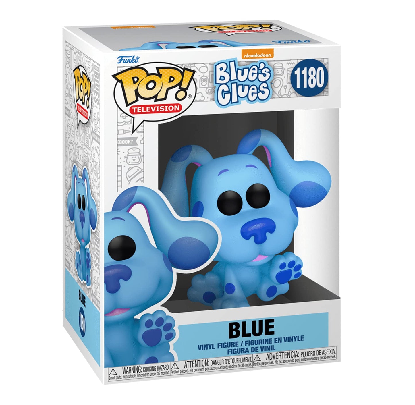 Funko POP! Television Blues Clues Blue #1180 [Flocked] Exclusive