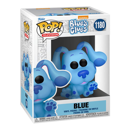 Funko POP! Television Blues Clues Blue #1180 [Flocked] Exclusive