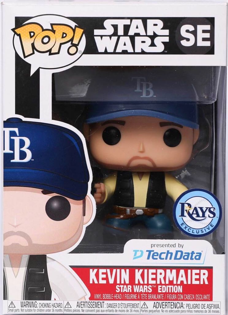 Funko POP! Star Wars Kevin Kiermaier SE [Han Solo] Tampa Bay Rays Exclusive