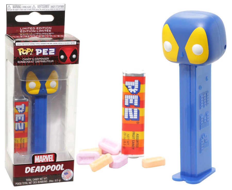 Funko POP! PEZ Marvel Deadpool Candy Dispenser [Blue & Yellow] Exclusive