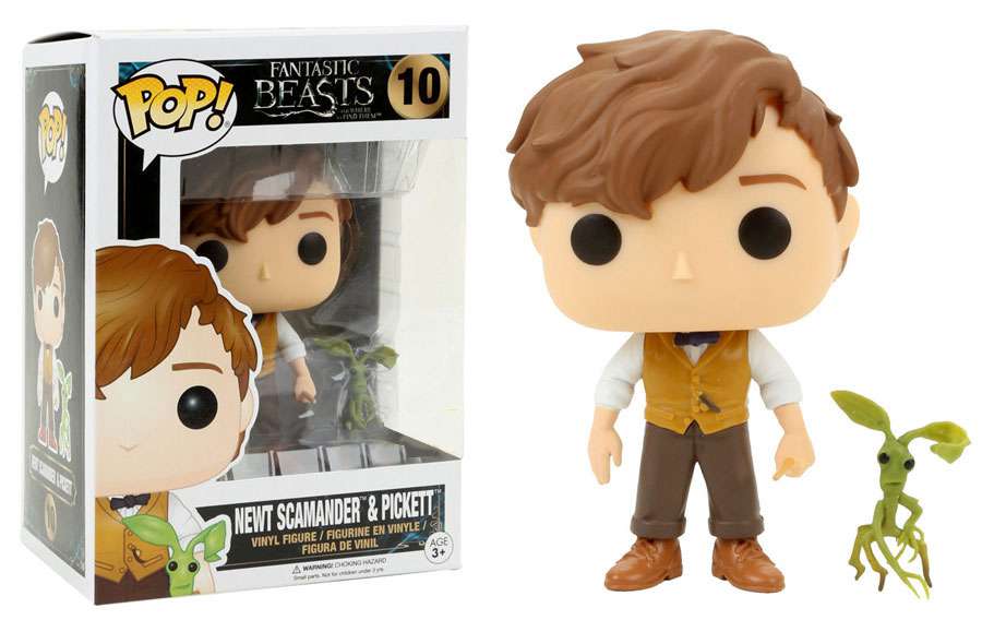 Funko POP! Fantastic Beasts Newt Scamander & Picket #10 Hot Topic Exclusive