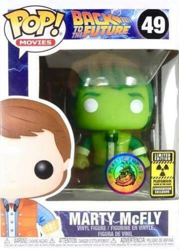 Funko POP! Movies Back to the Future Marty McFly #49 [Plutonium Glows in the Dark] Exclusive