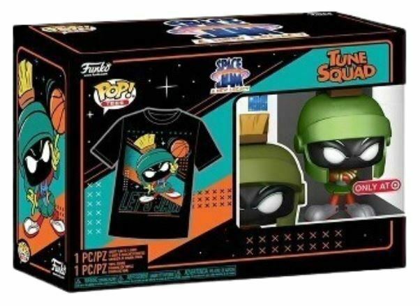 Funko POP! Tees Space Jam A New Legacy Marvin the Martian [Metallic] with Size 2X-Large [2XL] T-Shirt Collectors Box Exclusive