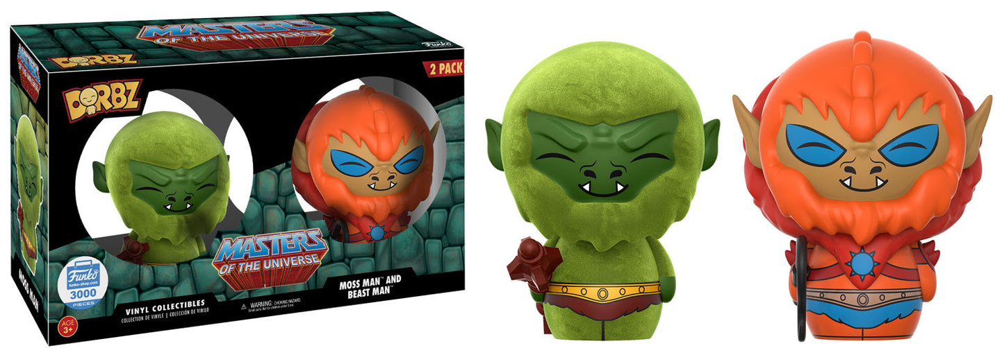 Funko Dorbz Masters of the Universe Moss Man and Beast Man 2-Pack LE 3000 Funko Shop Exclusive