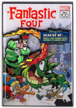 Mickey Mouse and Friends Fantastic Four Comic Pin – Disney100 – Limited Release