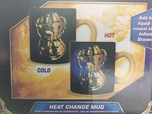 Funko Infinity War Thanos Gauntlet Heat Changing Mug Cup Marvel Collector Corps