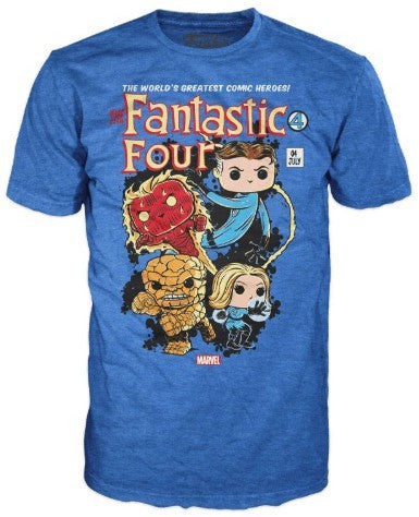 Funko POP! Tees The Fantastic Four T-Shirt [Large] Marvel Collector Corps Exclusive