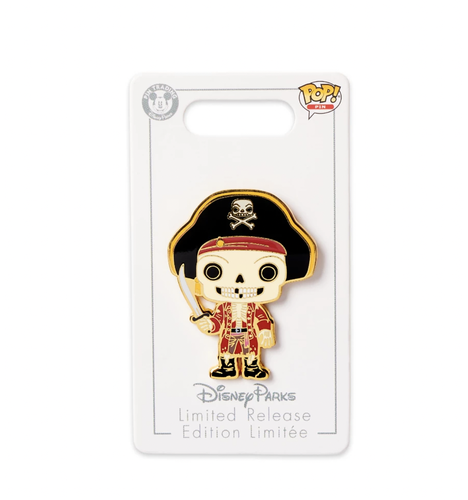 Funko POP! Pin Disney Parks Pirates of the Caribbean Jolly Roger Exclusive