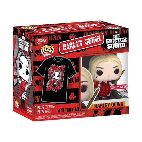 Funko POP! and Tee Suicide Squad Harley Quinn [Diamond Collection] with Size 2XL T-Shirt Exclusive