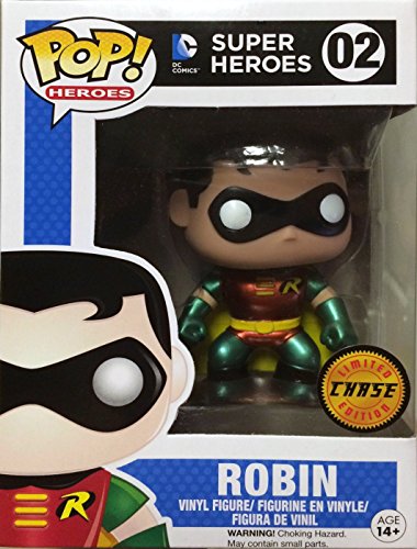 Funko POP! Heroes CHASE Robin #02 [Metallic]