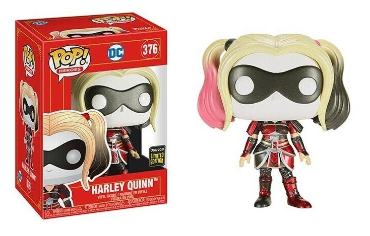 Funko POP! Heroes DC Harley Quinn #376 [Imperial Palace, Metallic] Exclusive