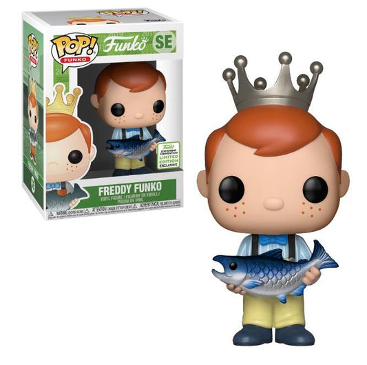 Funko POP! Freddy Funko SE [Holding Fish, Yellow Pants] Exclusive