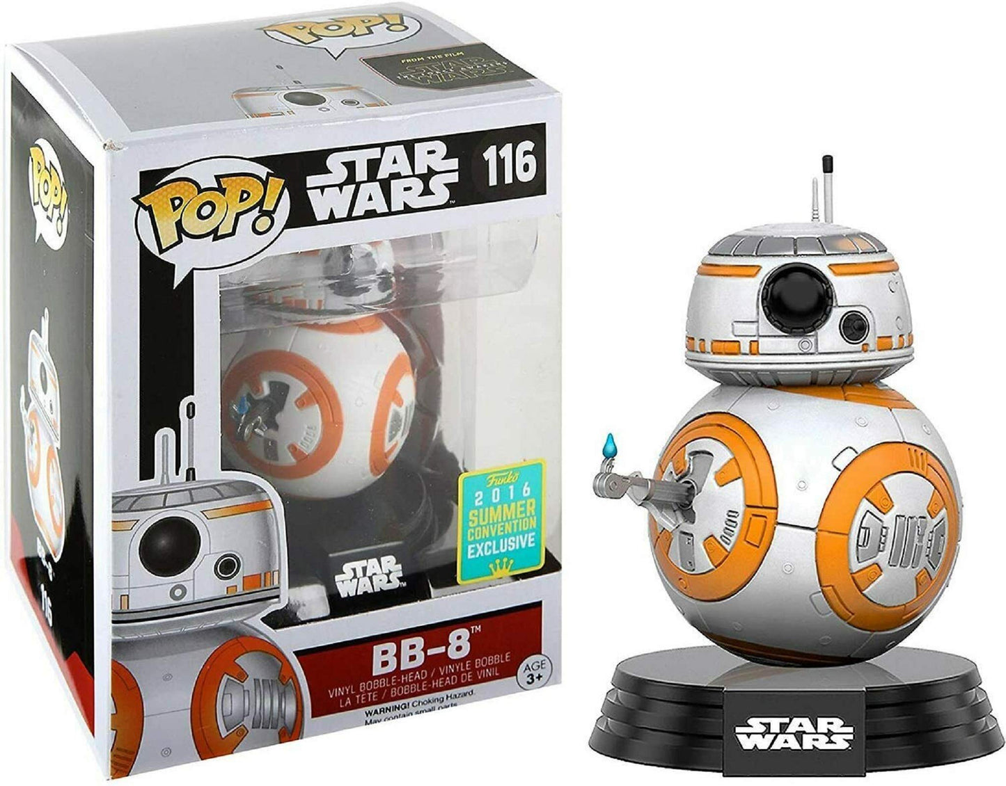 Funko POP! Star Wars BB 8 Thumbs Up 2016 Summer Convention Exclusive