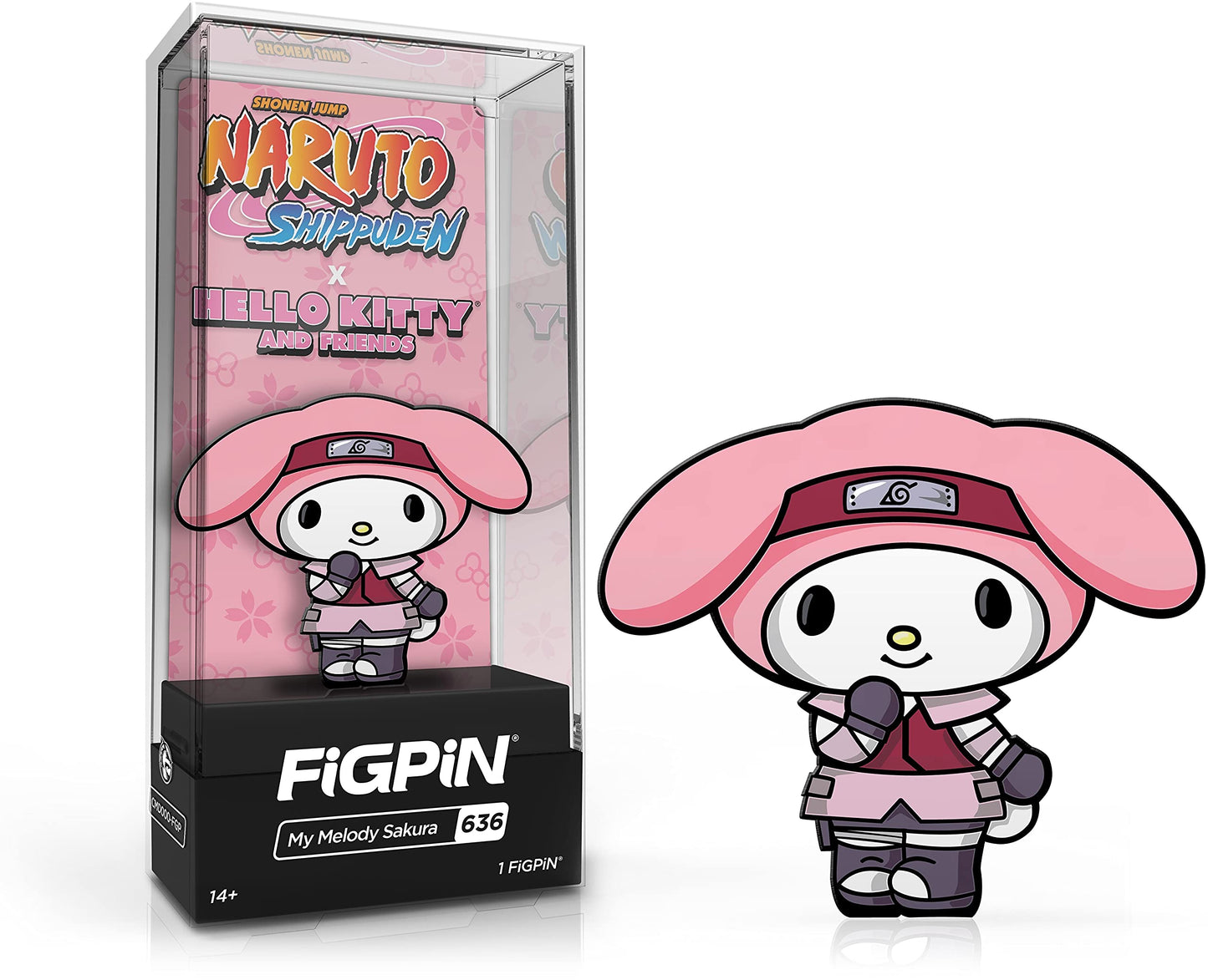 FiGPiN Shonen Jump Naruto Shippuden X Hello Kitty and Friends - My Melody Sakura #636