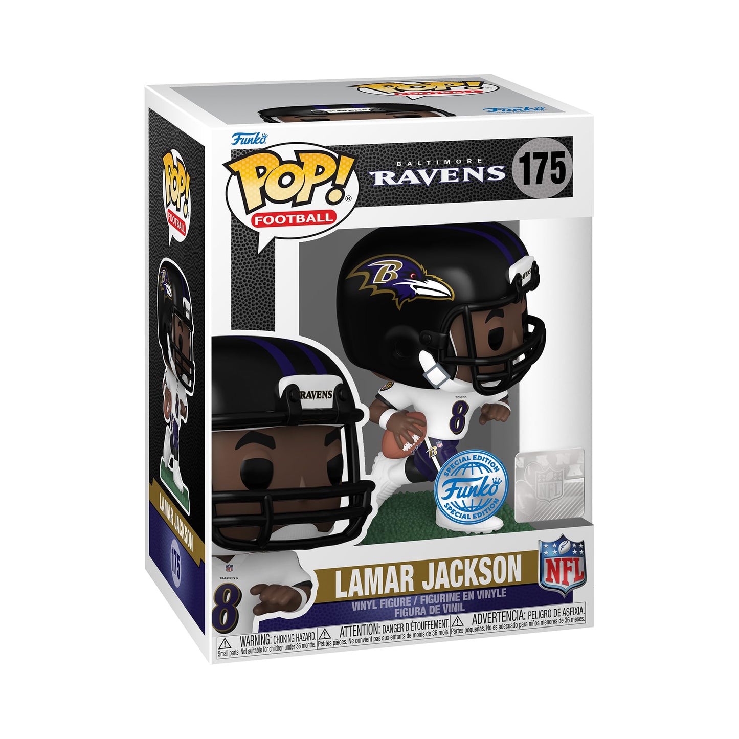 Funko POP! Football - Baltimore Ravens - Lamar Jackson #175 [Away] [NFL]