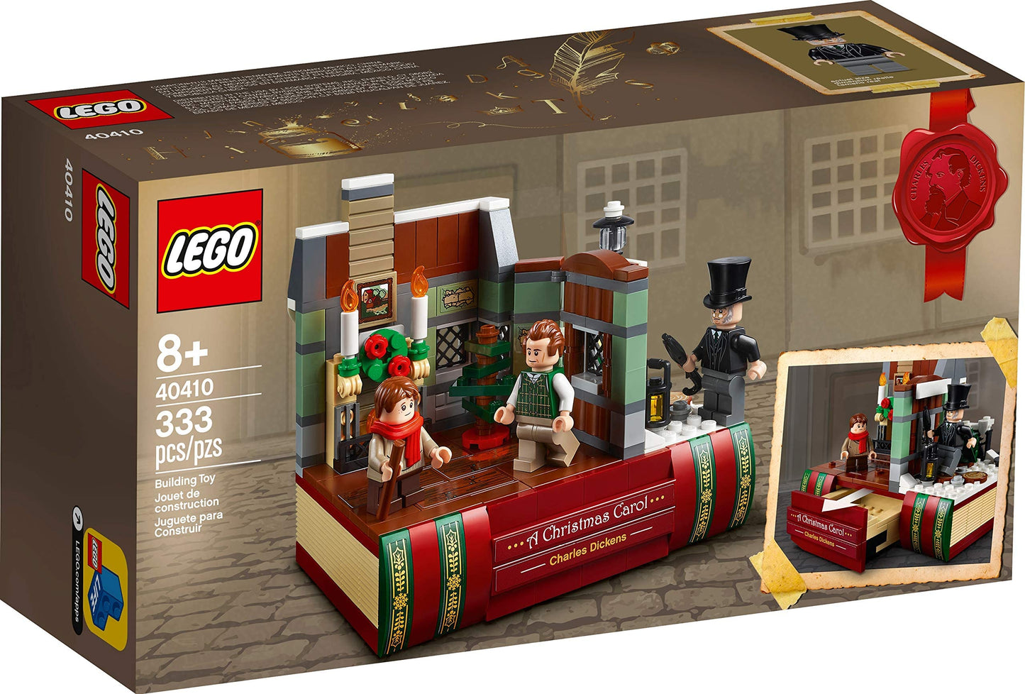 LEGO Holiday Charles Dickens Tribute a Christmas Carol Exclusive 40410