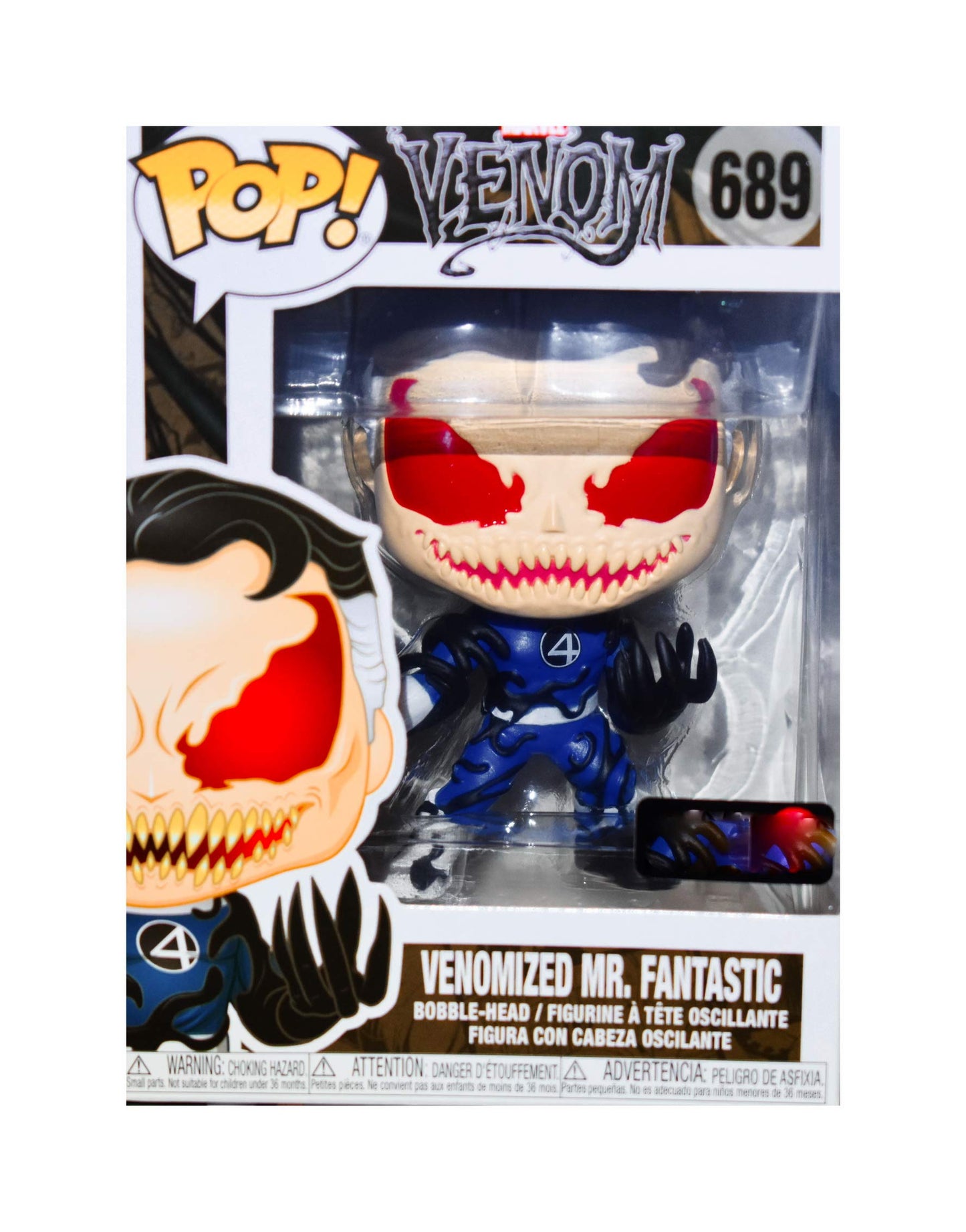 Funko POP! Marvel Venom Venomized Mr. Fantastic #689 Exclusive