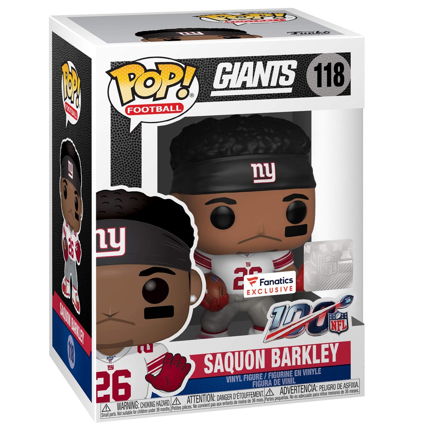 Funko POP! Football New York Giants Saquon Barkley #118 [Away Jersey] Exclusive