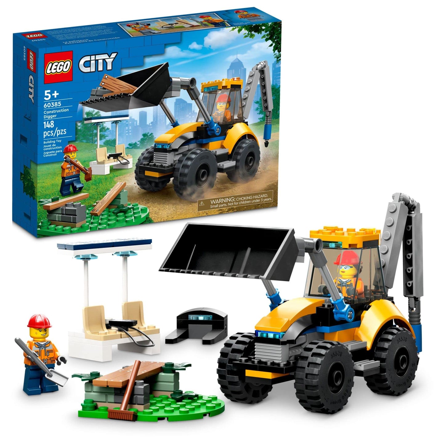 Lego City 60385 Construction Digger