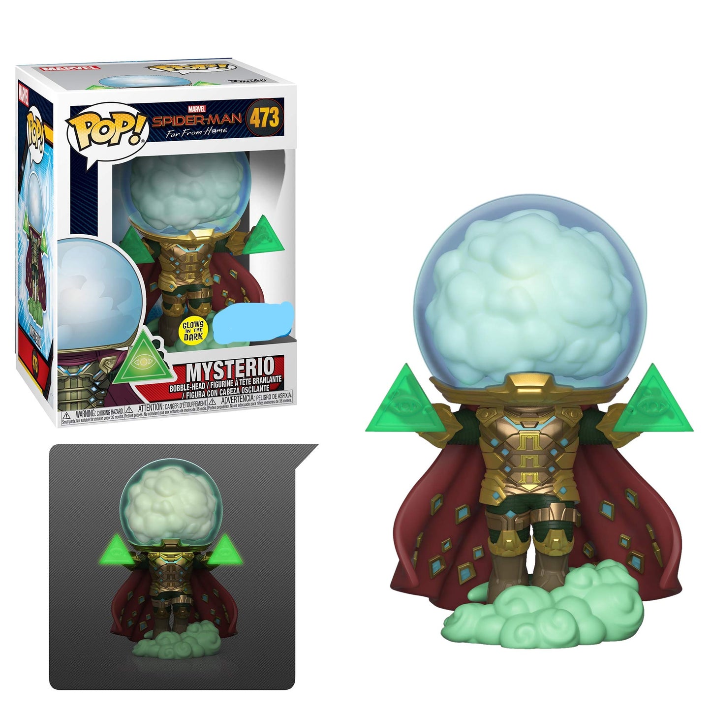 Funko POP! Marvel Spider-Man Far from Home Mysterio (Glow) Exclusive