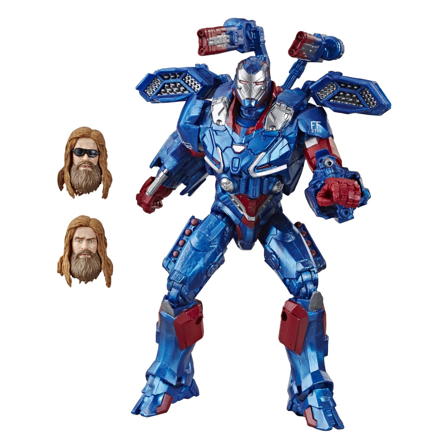 Avengers Marvel Legends Series Endgame 6" Collectible Action Figure Iron Patriot Collection, Includes 4 Accessories