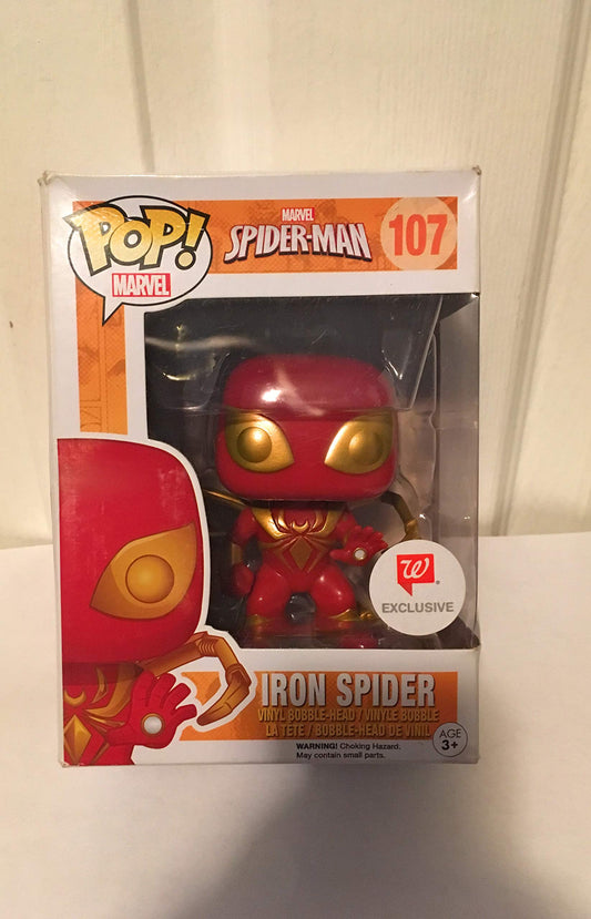 Funko POP! Marvel Spider-Man Iron Spider #107 Exclusive