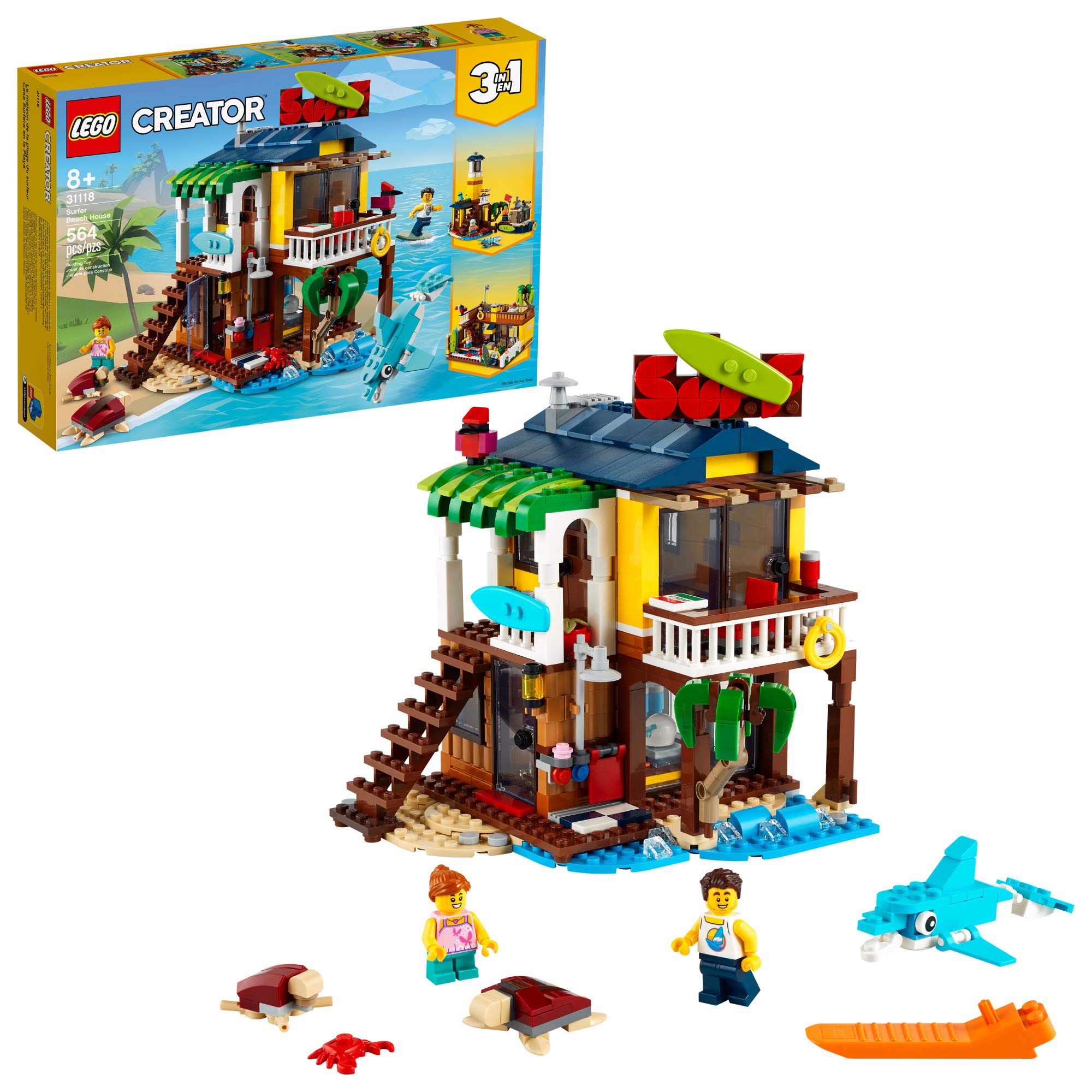 LEGO Creator 3in1 Surfer Beach House 31118 – eVend