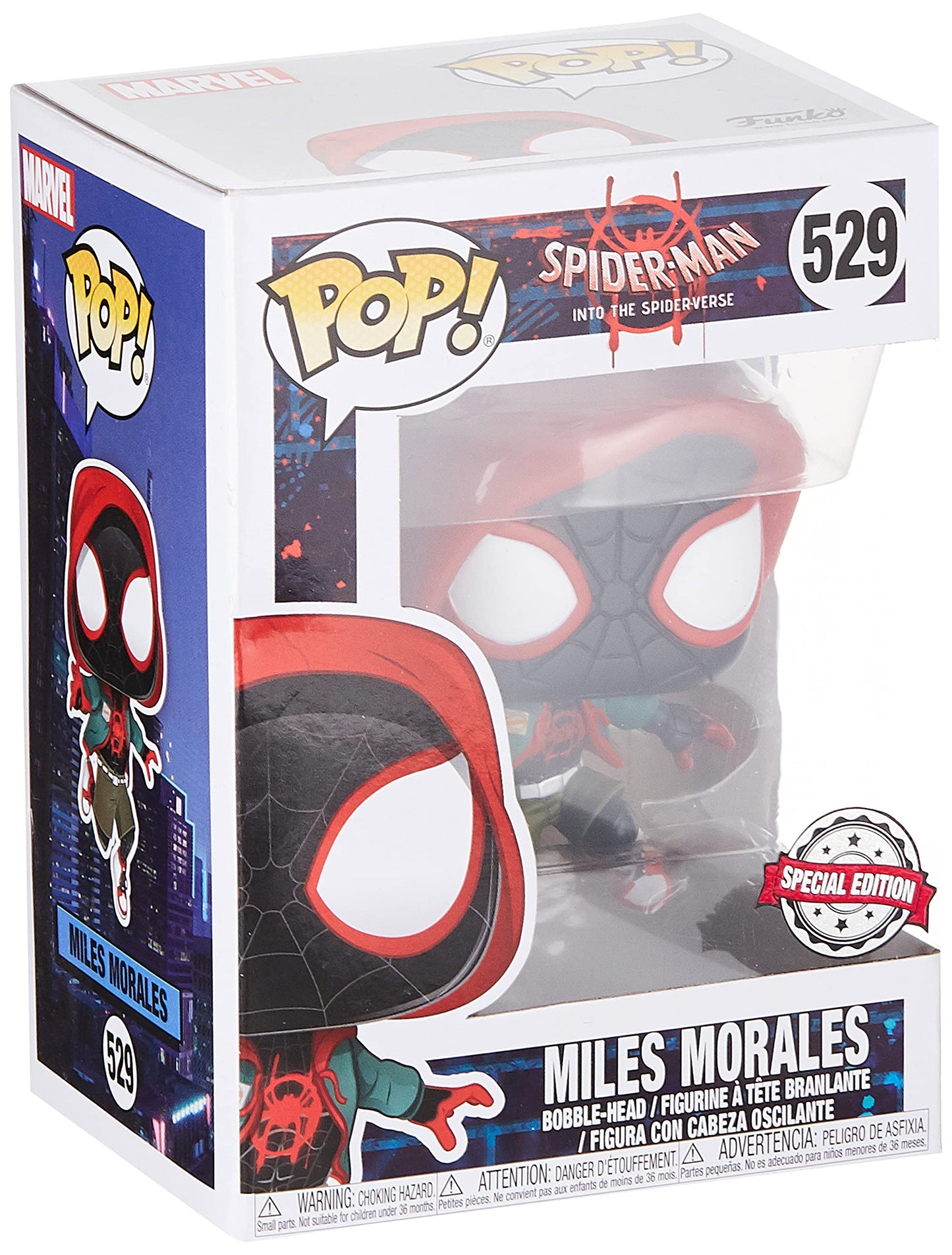 Funko POP! Spider-Man Into the Spider-Verse Miles Morales #529 [Casual] PX Exclusive
