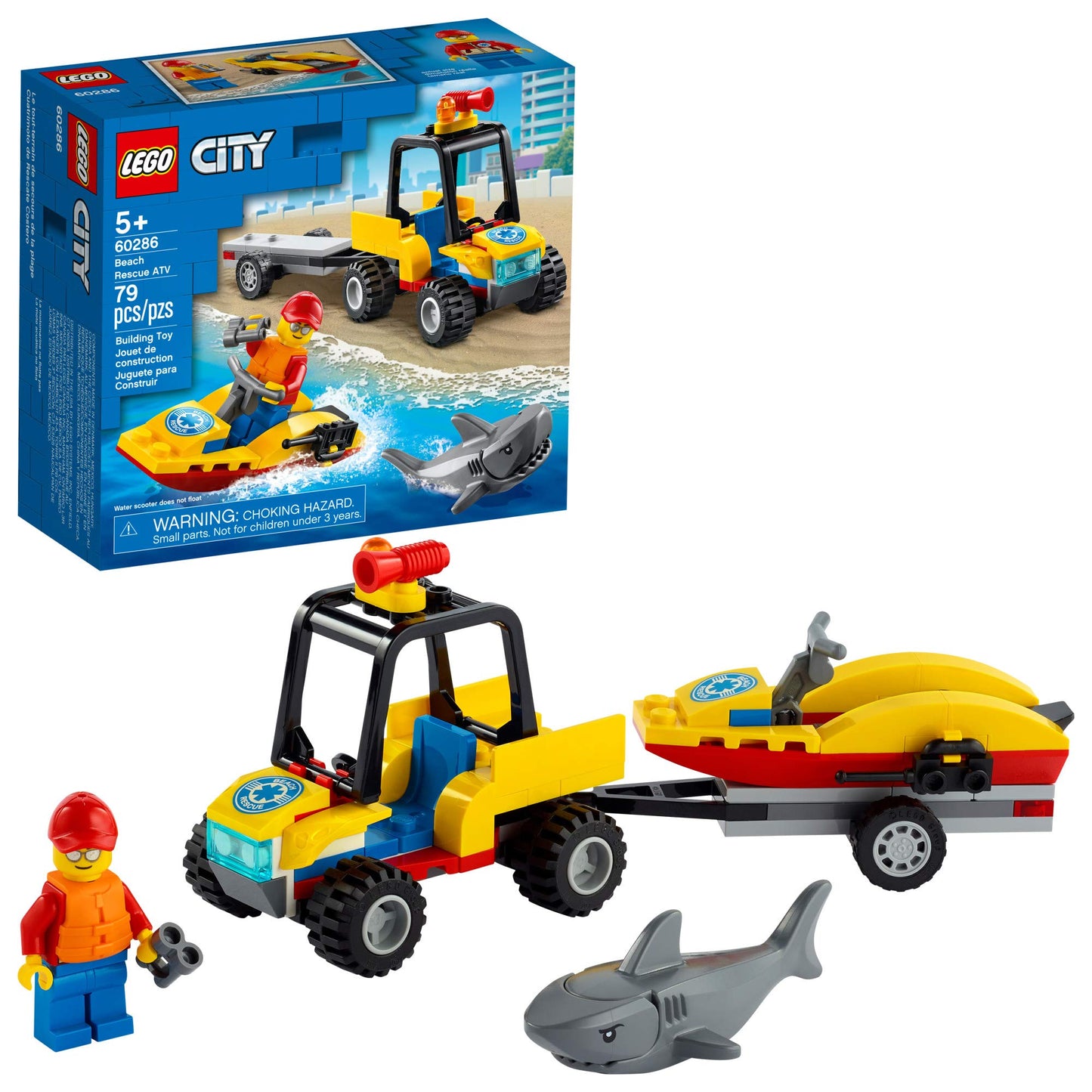 LEGO City Beach Rescue ATV 60286