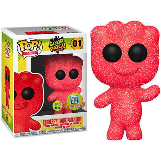 Funko POP! Candy Sour Patch Kids Redberry Sour Patch Kid #01 [Glows in the Dark] 7-11 Exclusive