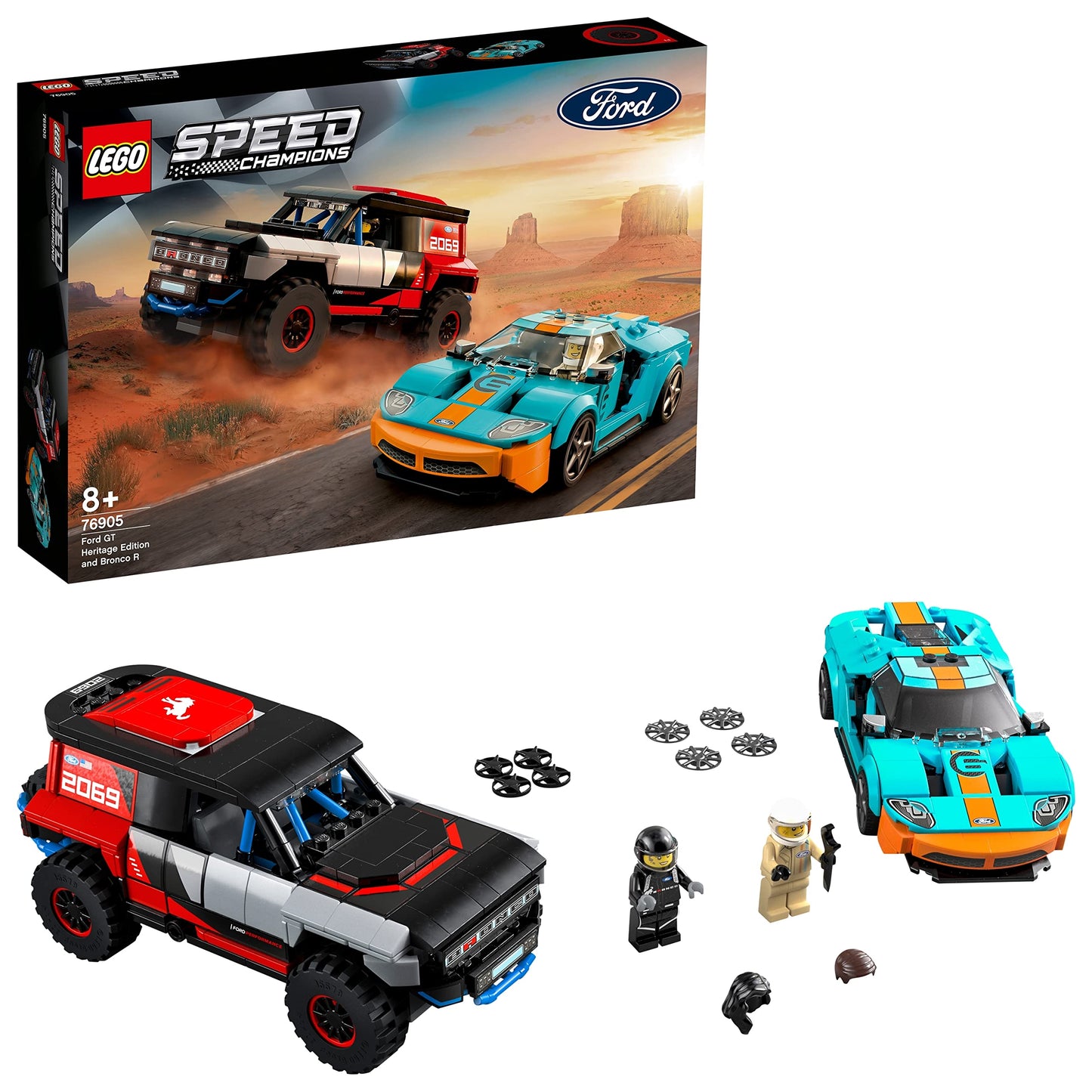 LEGO Speed Champions Ford GT Heritage Edition And Bronco R 76905