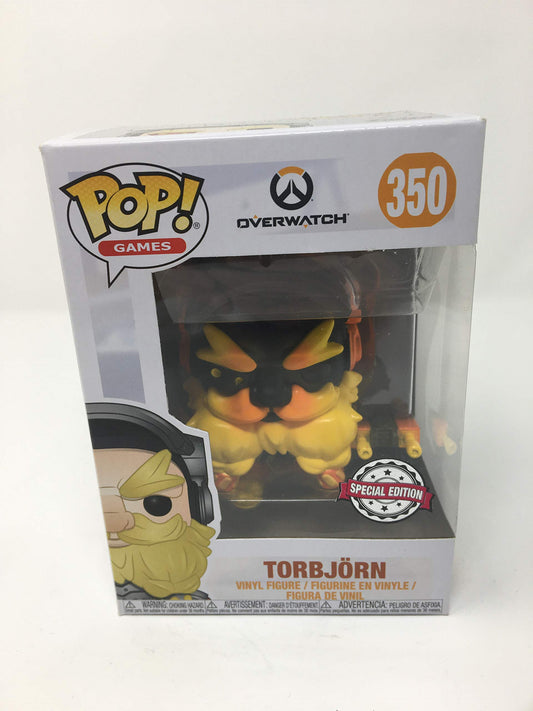 Funko POP! Games Overwatch Torbjorn #350 [Molten Core] Exclusive