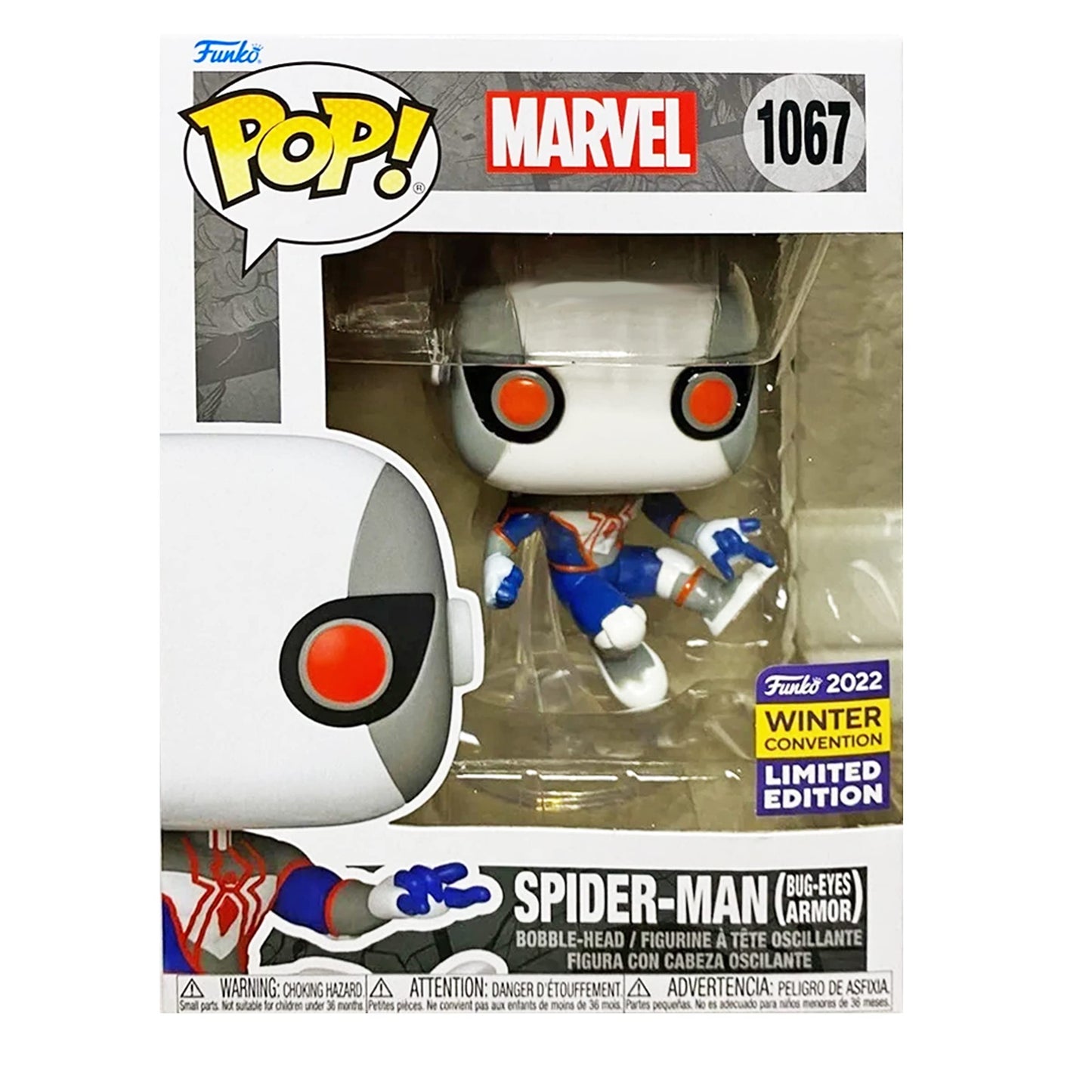 Funko POP! Marvel Spider-Man (Bug-Eyes Armor) #1067 Exclusive